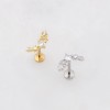 MULTI CZ CELESTIAL STARBURST NORTH STAR CRESCENT THREADLESS (PUSH IN) 316L SURGICAL STEEL LABRET SET